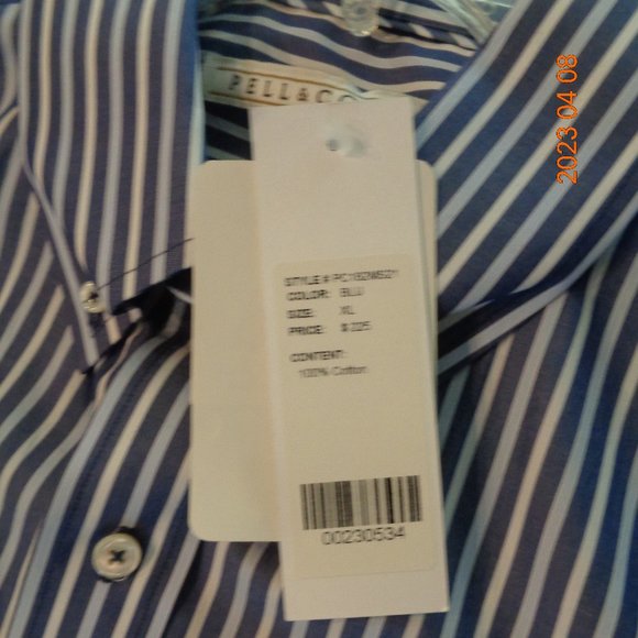 Men's Button Down Long Sleeve Shirt - Picture 5 of 7